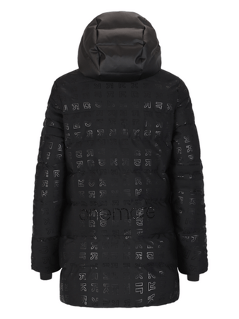 Kabát One more Transformable Eco-Down +1 Coat Printed Alfanero/Black/Black