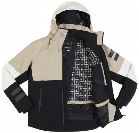 Lyžiarska bunda One more Insulated Black/Mosaico/White