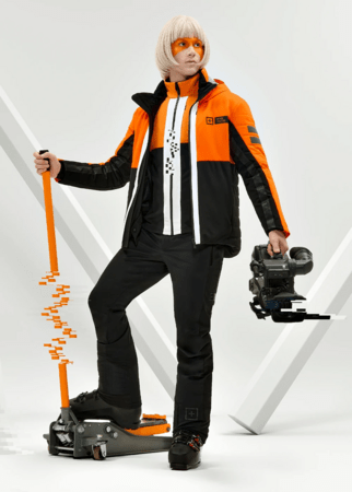 Lyžiarska bunda One more Light Insulated Ski Jacket Black/Holland/White