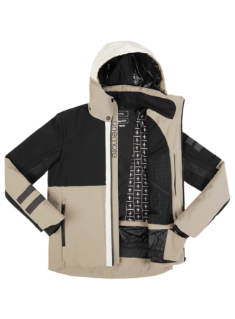 Lyžiarska bunda One more Light Insulated Ski Jacket Black/Sandalo/White