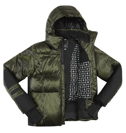 Lyžiarska bunda One more Ski And Leisure Time Eco-Down Jacket Survivor/Black/Black