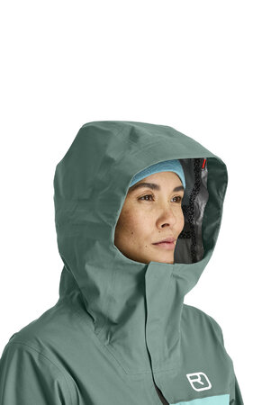 Dámska bunda Ortovox 3L Ravine Shell Jacket W Ice Waterfall
