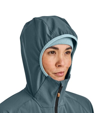 Zimná bunda Ortovox Punta Berrino Hooded Jacket W Dark Arctic Grey