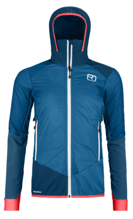 Bunda Ortovox SW Col Becchei Hybrid Jacket W Mountain Blue