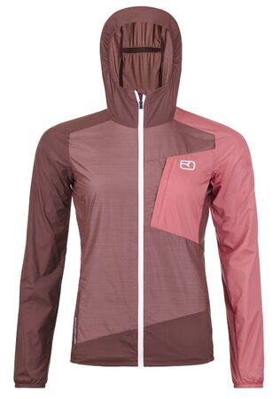 Bunda Ortovox W's Windbreaker Jacket Mountain Rose