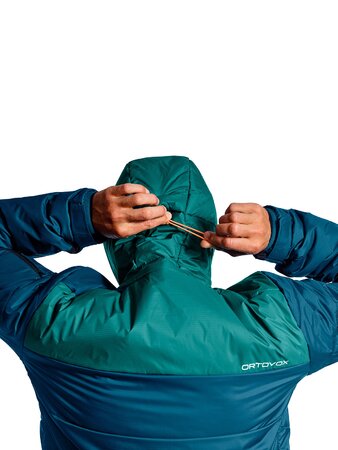Pánska bunda Ortovox Zinal Jacket Petrol Blue