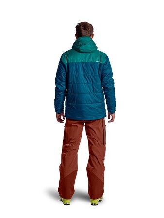 Pánska bunda Ortovox Zinal Jacket Petrol Blue