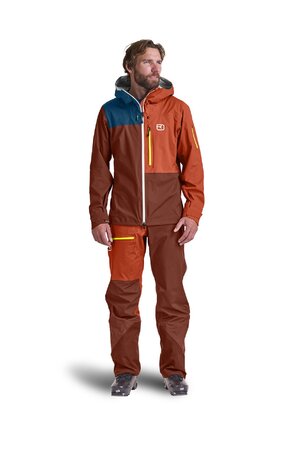 Pánska bunda Ortovox 3L Ortler Jacket M Clay Orange