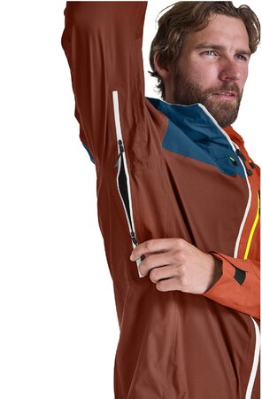 Pánska bunda Ortovox 3L Ortler Jacket M Clay Orange
