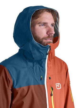 Pánska bunda Ortovox 3L Ortler Jacket M Clay Orange
