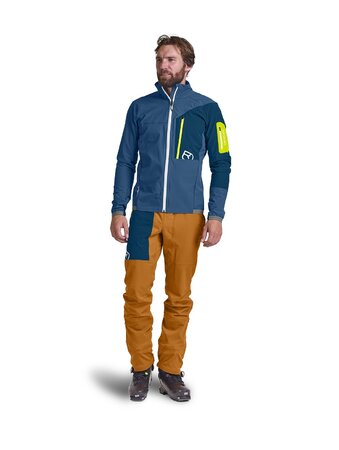 Pánska bunda Ortovox Berrino Jacket Mountain Blue