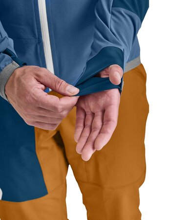 Pánska bunda Ortovox Berrino Jacket Mountain Blue