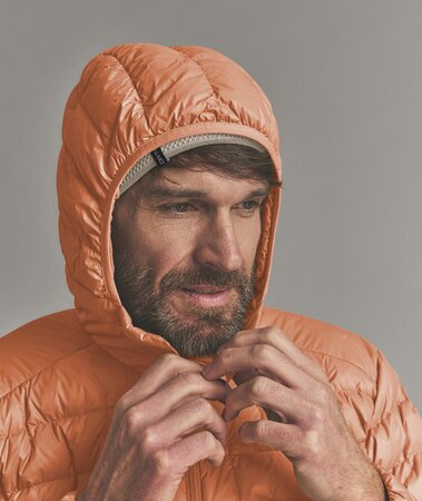 Zimná bunda Ortovox Downwool 180 Hooded Jacket M Faded Tangerine