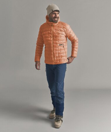Zimná bunda Ortovox Downwool 180 Hooded Jacket M Faded Tangerine