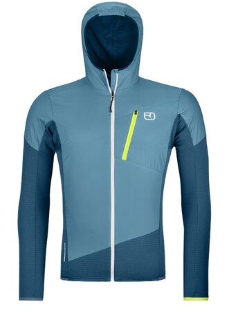 Bunda Ortovox Ladiz Hybrid Jacket Petrol Blue