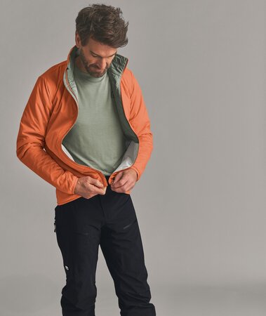 Zimná bunda Ortovox Ortler Metawool 60 Rev Jacket M Green Sage