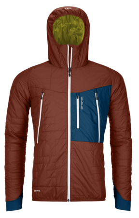 Pánska bunda Ortovox Swisswool Piz Boè Jacket M Clay Orange