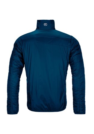Pánska bunda Ortovox Swisswool Piz Boval Jacket M Petrol Blue