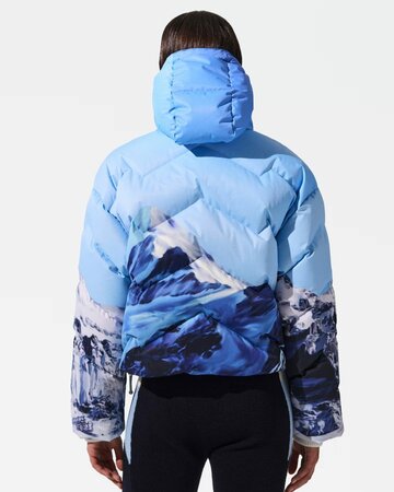 Lyžiarska bunda Perfect Moment Mountain Puffer Ski Jacket Ski Lift Print Lyžiarska bunda Perfect Moment Mountain Puffer Ski Jacket Ski Lift Print