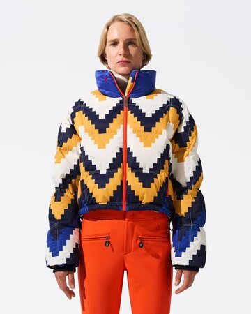 Lyžiarska bunda Perfect Moment Nevada Duvet Chevron/Canary Yellow