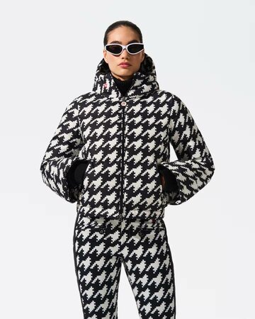 Lyžiarska bunda Perfect Moment Polar Flare Ski Jacket II Houndstooth Black/Snow White