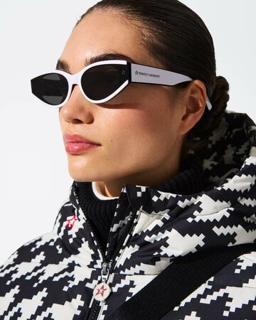 Lyžiarska bunda Perfect Moment Polar Flare Ski Jacket II Houndstooth Black/Snow White