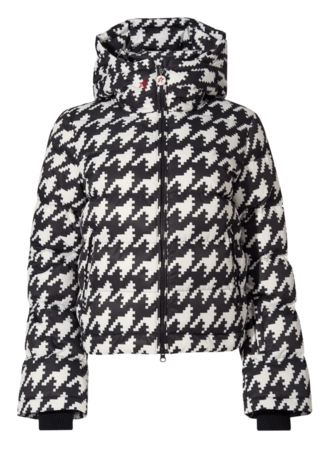 Lyžiarska bunda Perfect Moment Polar Flare Ski Jacket III B&W Houndstooth