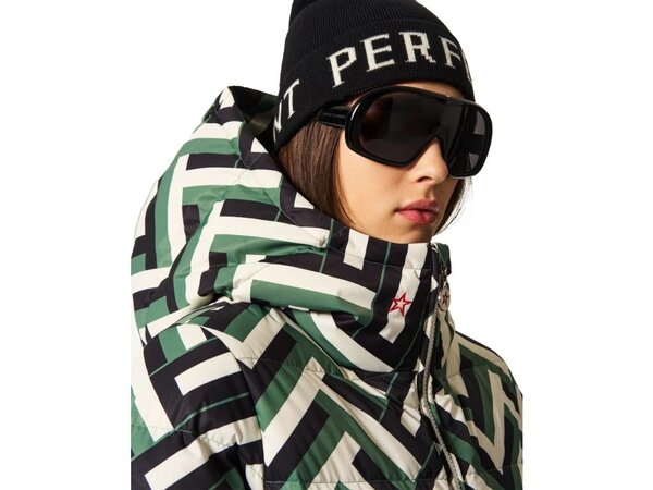 Lyžiarska bunda Perfect Moment Polar Flare Ski Jacket III Waffle Print/Green