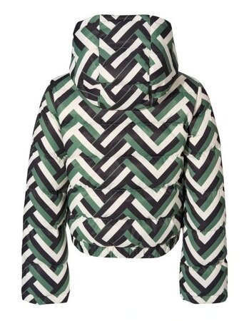 Lyžiarska bunda Perfect Moment Polar Flare Ski Jacket III Waffle Print/Green