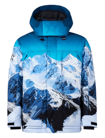 Lyžiarska bunda Perfect Moment Max Insulated Ski Parka Landscape Print Lyžiarska bunda Perfect Moment Max Insulated Ski Parka Landscape Print