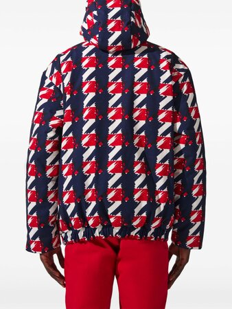 Lyžiarska bunda Perfect Moment Thom Insulated Popover Ski Jacket Spray Houndstooth/Red