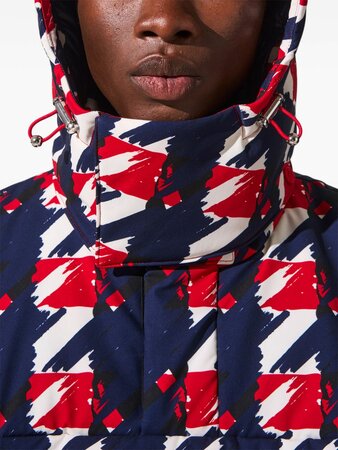 Lyžiarska bunda Perfect Moment Thom Insulated Popover Ski Jacket Spray Houndstooth/Red