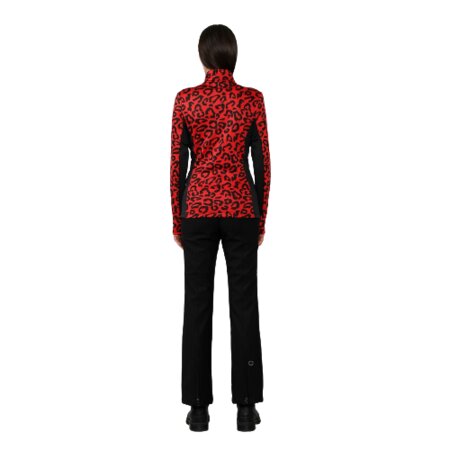 Zimná bunda Poivre Blanc Stretch Fleece Jacket Leopard Scarlet Red
