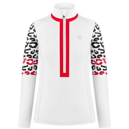 Zimná bunda Poivre Blanc Stretch Fleece Jacket Leopard White 2