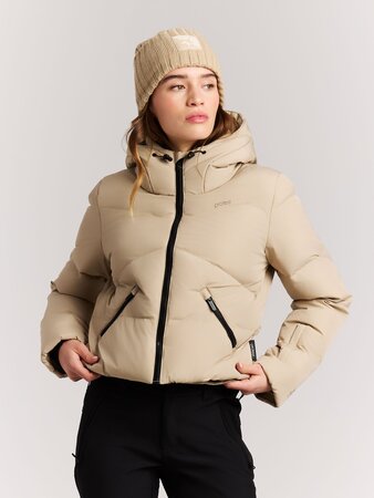Lyžiarska bunda Protest PRTPreppy Zip-Shift Bamboo Beige