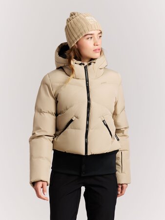 Lyžiarska bunda Protest PRTPreppy Zip-Shift Bamboo Beige