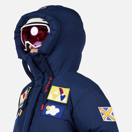 Lyžiarska bunda Rossignol W JCC Allsnow Down Cosmic Blue