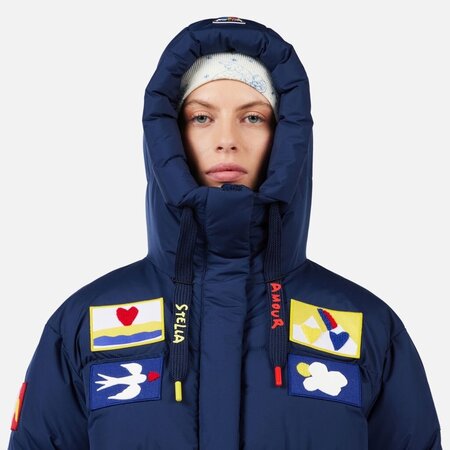 Lyžiarska bunda Rossignol W JCC Allsnow Down Cosmic Blue