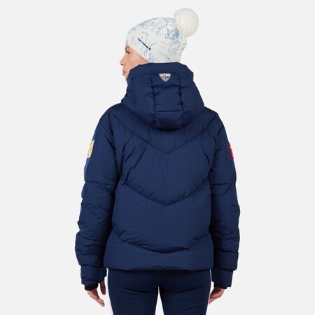 Lyžiarska bunda Rossignol W JCC Allsnow Down Cosmic Blue