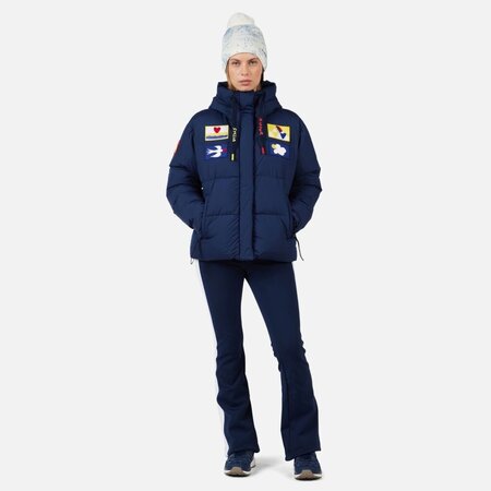 Lyžiarska bunda Rossignol W JCC Allsnow Down Cosmic Blue