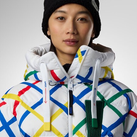 Lyžiarska bunda Rossignol W JCC Allsnow Down Ski Jacket JCC Multicolor Print