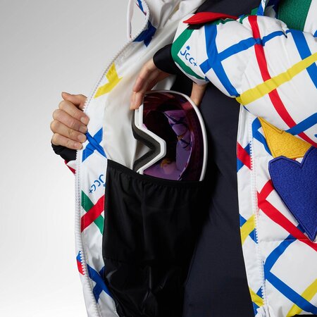 Lyžiarska bunda Rossignol W JCC Allsnow Down Ski Jacket JCC Multicolor Print