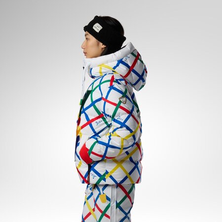 Lyžiarska bunda Rossignol W JCC Allsnow Down Ski Jacket JCC Multicolor Print