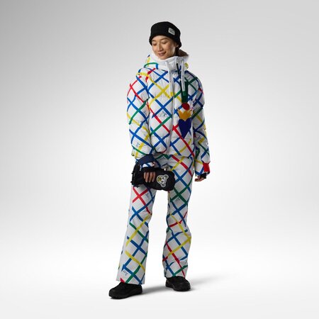 Lyžiarska bunda Rossignol W JCC Allsnow Down Ski Jacket JCC Multicolor Print