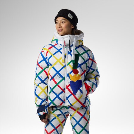 Lyžiarska bunda Rossignol W JCC Allsnow Down Ski Jacket JCC Multicolor Print