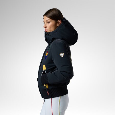 Lyžiarska bunda Rossignol W JCC Bomber Ski Jacket Black