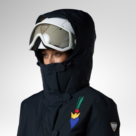 Lyžiarska bunda Rossignol W JCC Bomber Ski Jacket Black