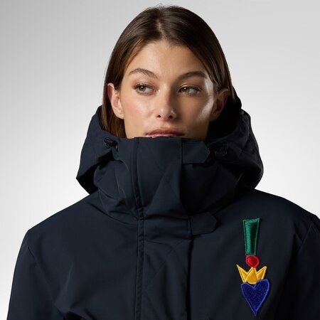 Lyžiarska bunda Rossignol W JCC Bomber Ski Jacket Black