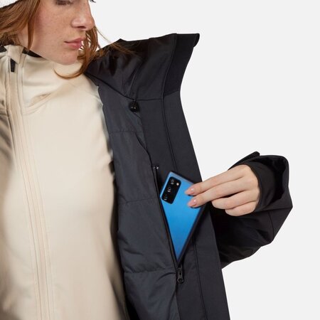 Lyžiarska bunda Rossignol W Rochrun Insulated Black