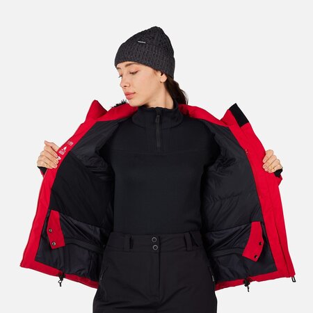Lyžiarska bunda Rossignol W Staci Insulated Ruby Red